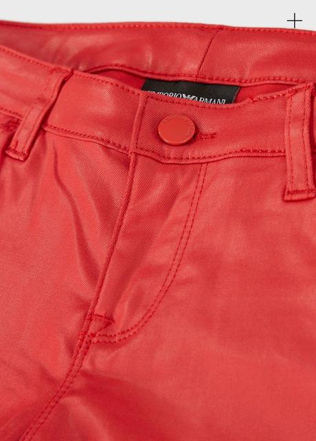 Emporio armani w28 červené nohavice, armani,28