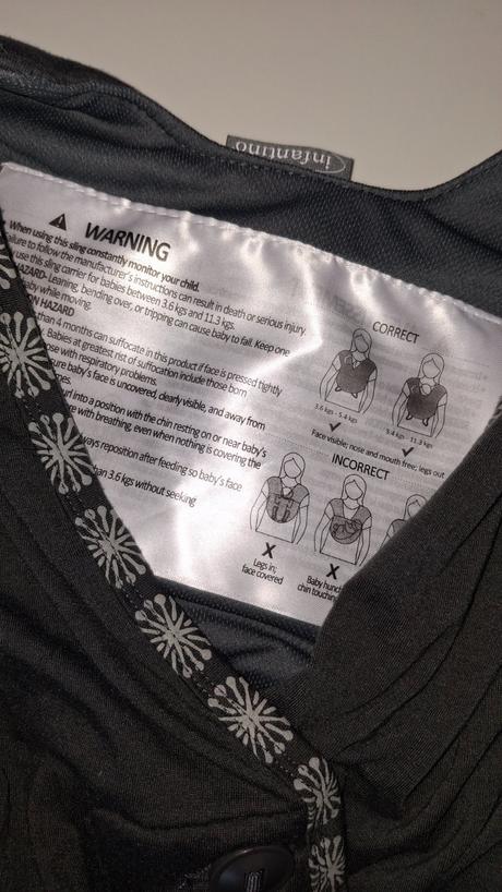 Šatka/nosic, infantino