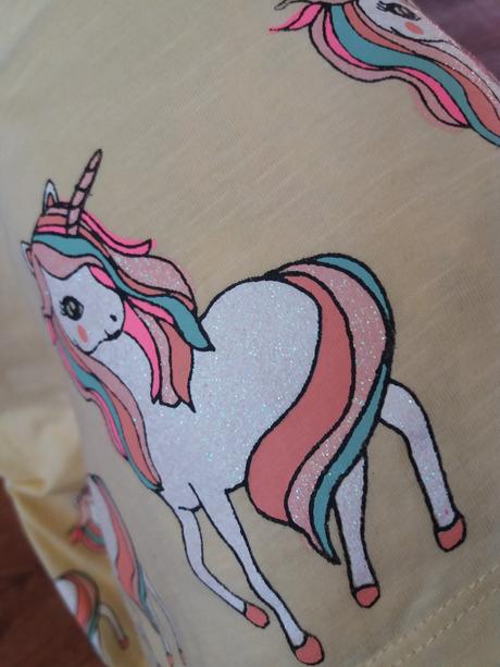 Šatky h&m - jednorožce, h&m,134