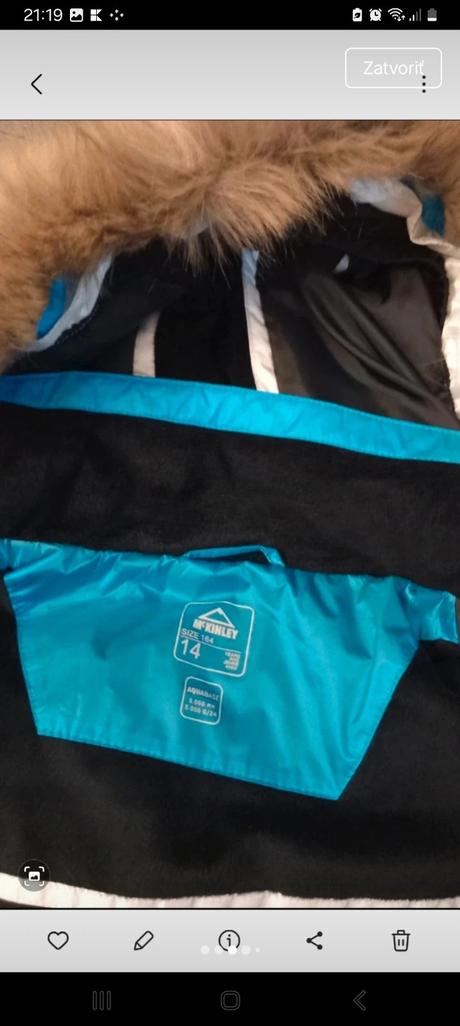 Krásna lyžiarska bunda mckinley, mckinley,xs