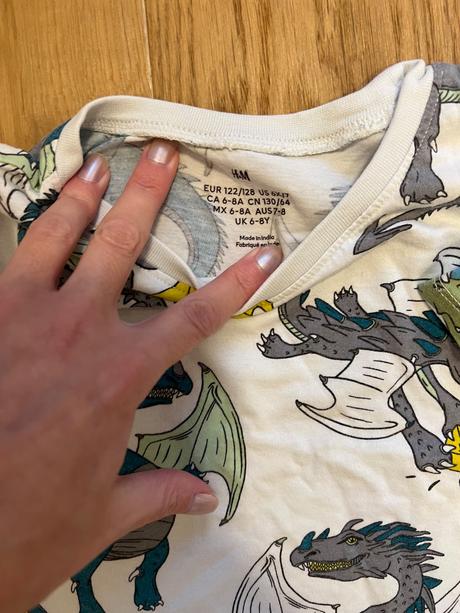 Tricka s krátkym rukavom, h&m,128