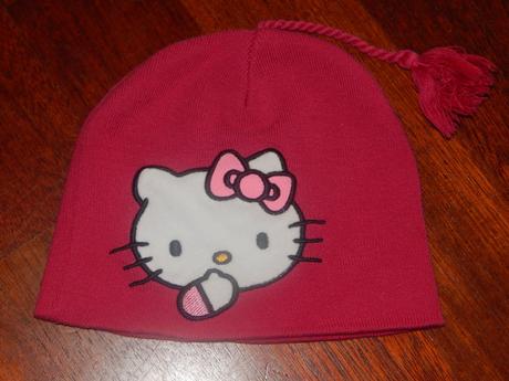 Prechodná čiapka hello kitty č. 86/98 na 1-3 roky, h&m,86