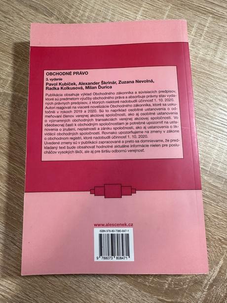 Obchodné právo, 