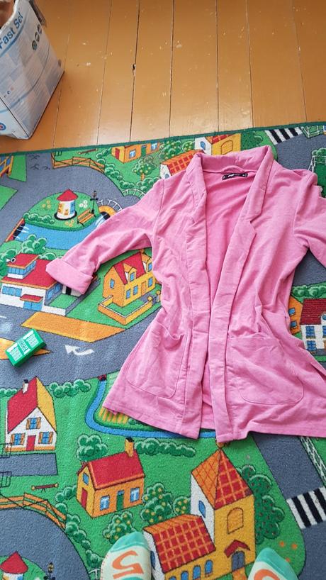 Ruzovy kardigan, xl