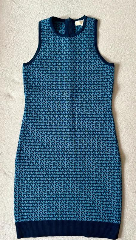 Michael kors monogram modré šaty, michael kors,s