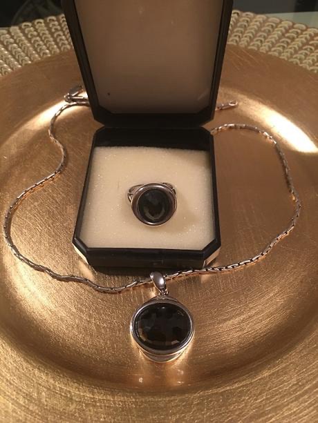 Strieborný set pierre lang, 