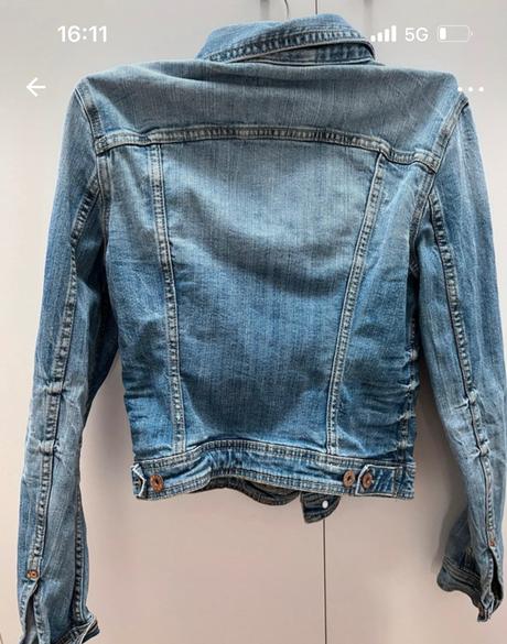 Jeansova bunda, h&m,36