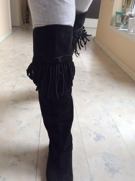 Semišové čižmy 37,5 - 38, 38