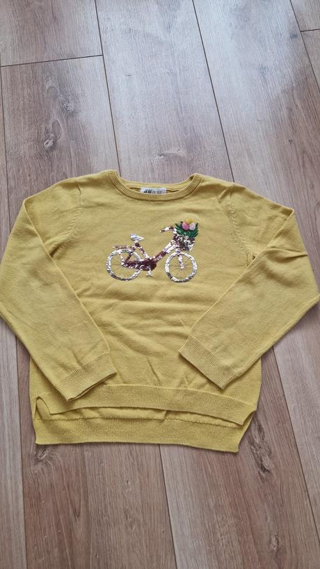 Svetrík veľ. 116-122 cm., h&m,116