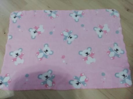 Deka do kocika bledoruzova 120 x 80, 