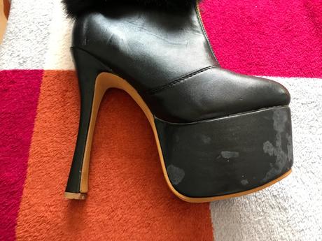 Topanky s kožušinou na platforme, zn.kvoll č. 38, 38