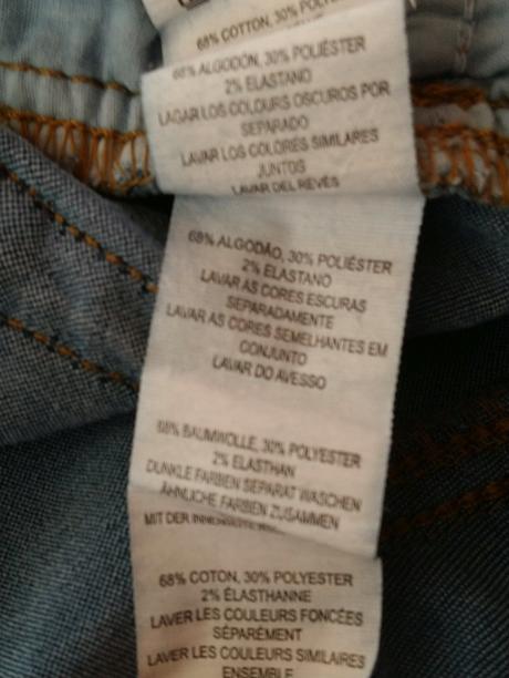 Dámske tenké elastické rifle, denim co, denim co,xs