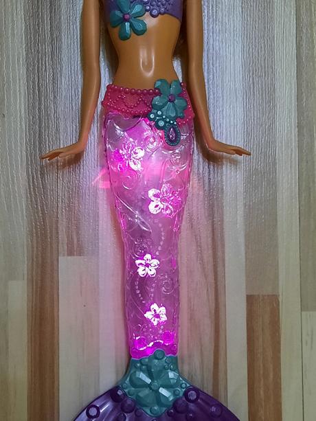 Barbie bruneta morská víla panna mermaidia, 