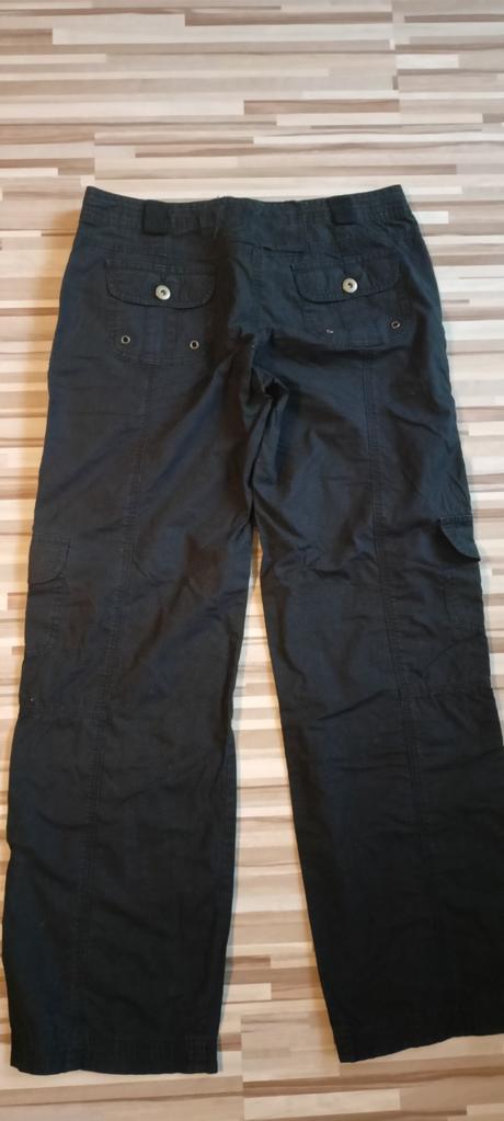 Široké nohavice s vyšívanou aplikáciou, george,s