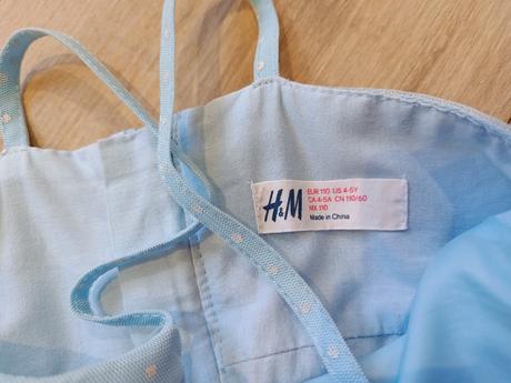 Tylové šaty, h&m,110