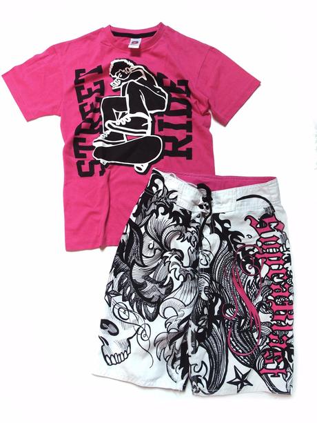 Plavky + tričko, h&m,134