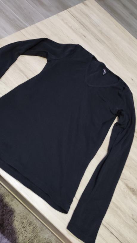 Tričko čierne, fishbone,m