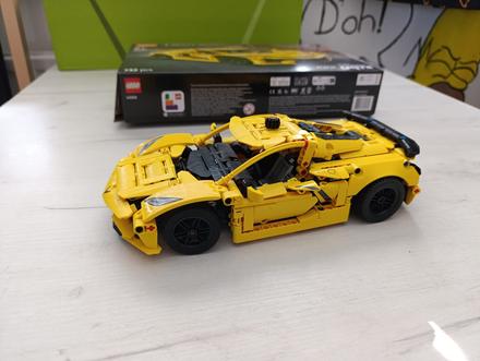 Lego technic chevrolet corvette stingray, 