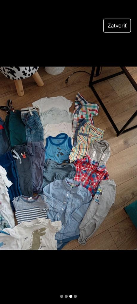 Balík chlapčenského oblecenia 3-6/6-9 mesiacov, 68–80