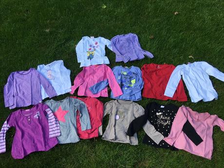 Tričká 3ks, h&m,116