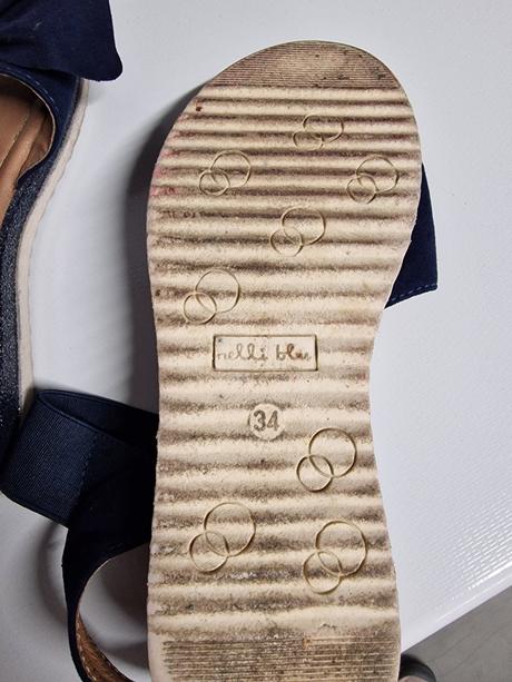 Sandalky v. 34 modre, nelli blu,34