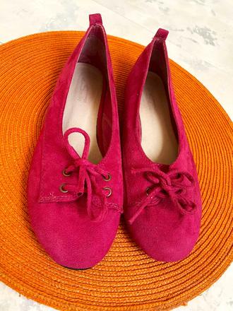 Semišové balerínky, 38