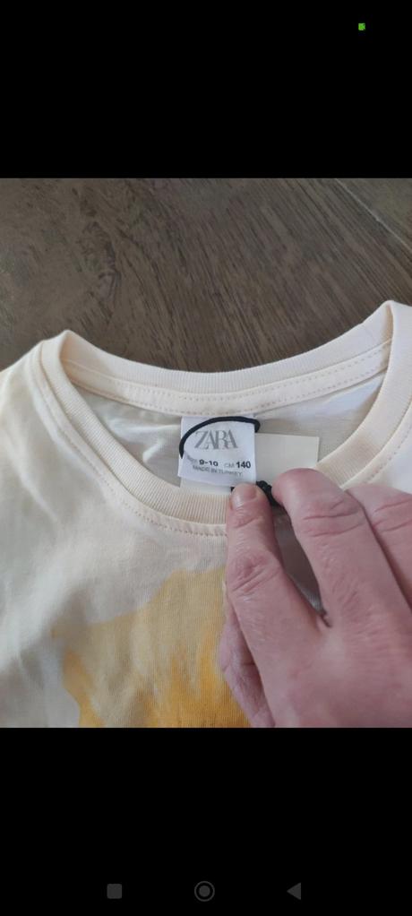 Detské tričko, zara,140