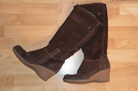 Dámske kožené čižmy, 37