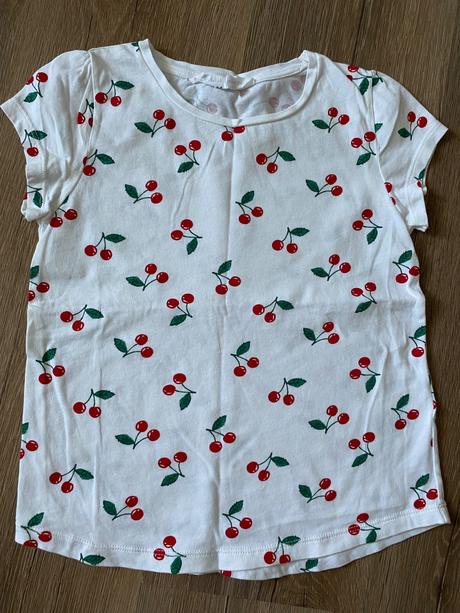 Čerešničkove tricko, h&m,128