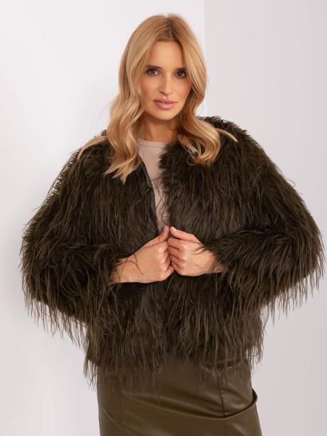 Dámska kožušinová bunda s podšívkou mix farieb, l / m / s / xl / xxl