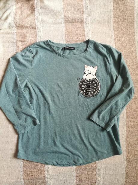 Krásne tričko s 3/4 rukávom, new yorker,xs