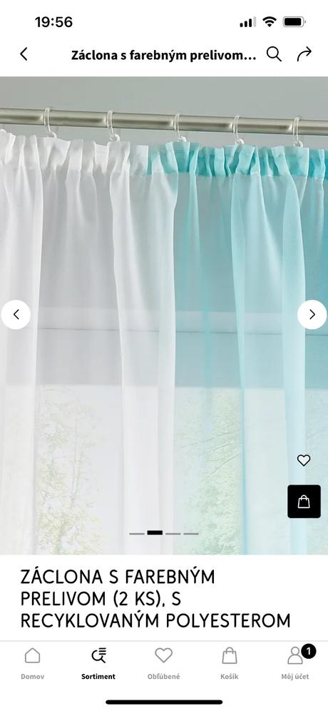 Záclona s prelivom, 