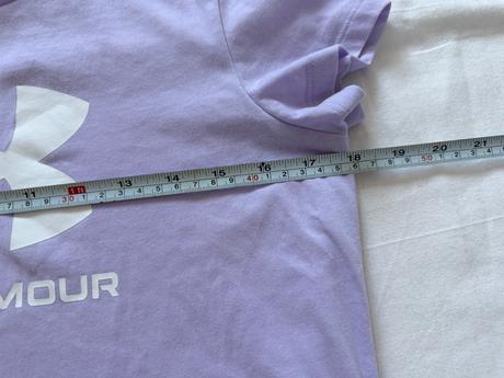 Lila tričko under armour, veľkosť ylg (147-158 cm), xs