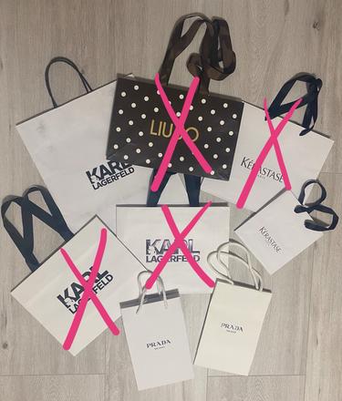 Rôzne darčekové tašky,