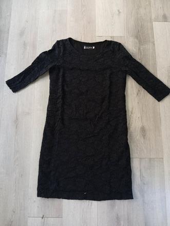 Čierne krajkove saty, xl