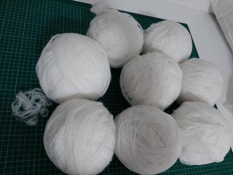 Priadza, vlna, chemlon, plst.,