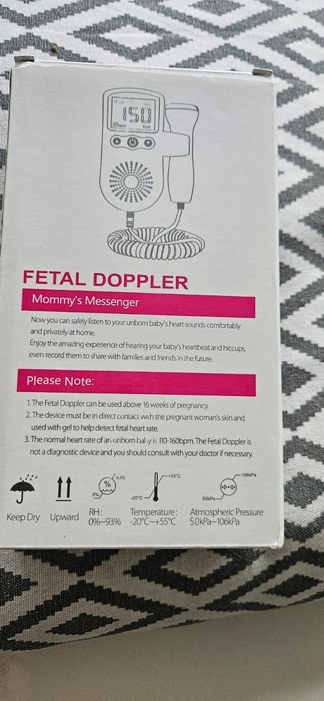 Baby fetal doppler (angels heartbeat),