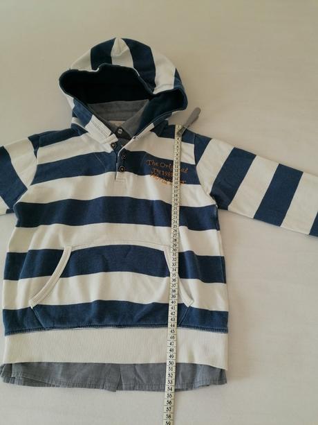 Mikina s efektom košele, zara,140