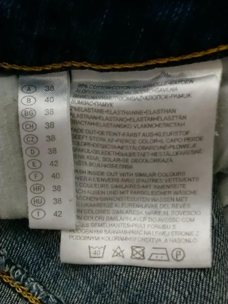 Dámske riflové elastické trištvrťáky, yessica, yessica,s