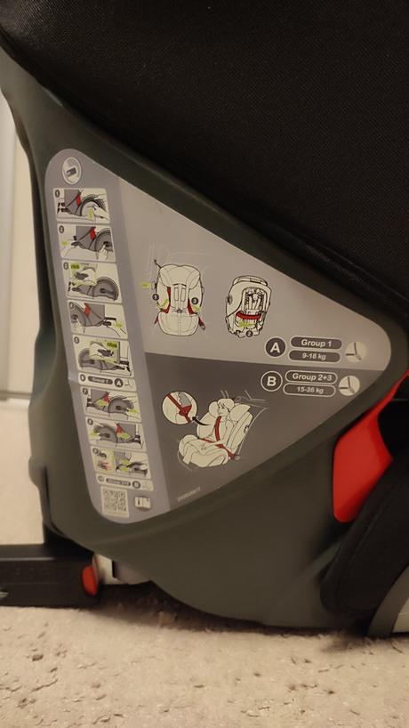 Detská autosedača -britax römer evolva 123 + poťah, britax