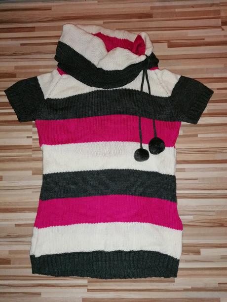 Pulóver pre dievčatko 8/10 rokov teply, 140