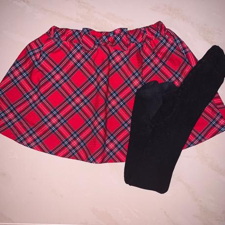 Károvaná sukňa, h&m,122