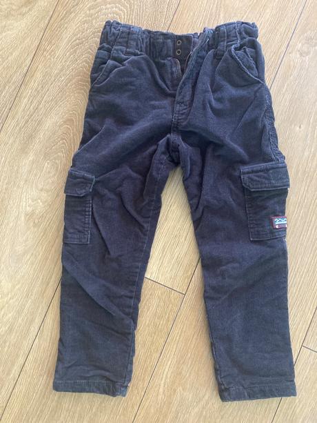 Menčestrové podšité nohavice, sergent major,110