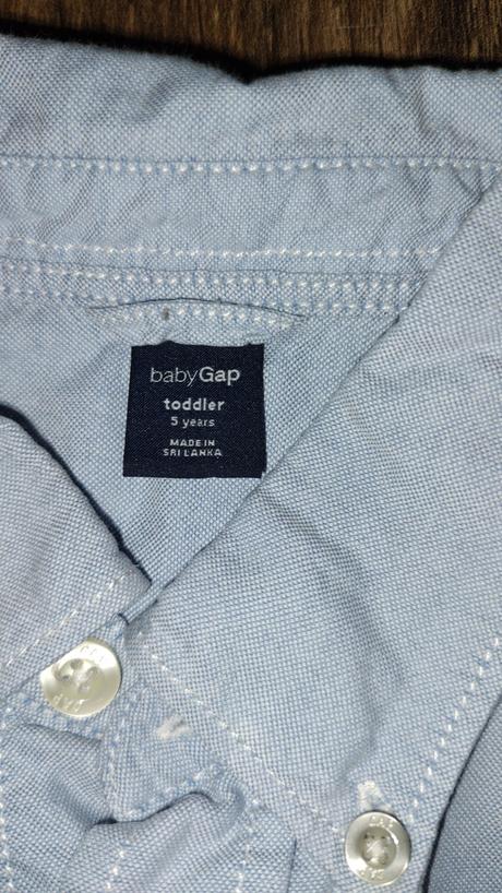 Predám košieľku, gap,116