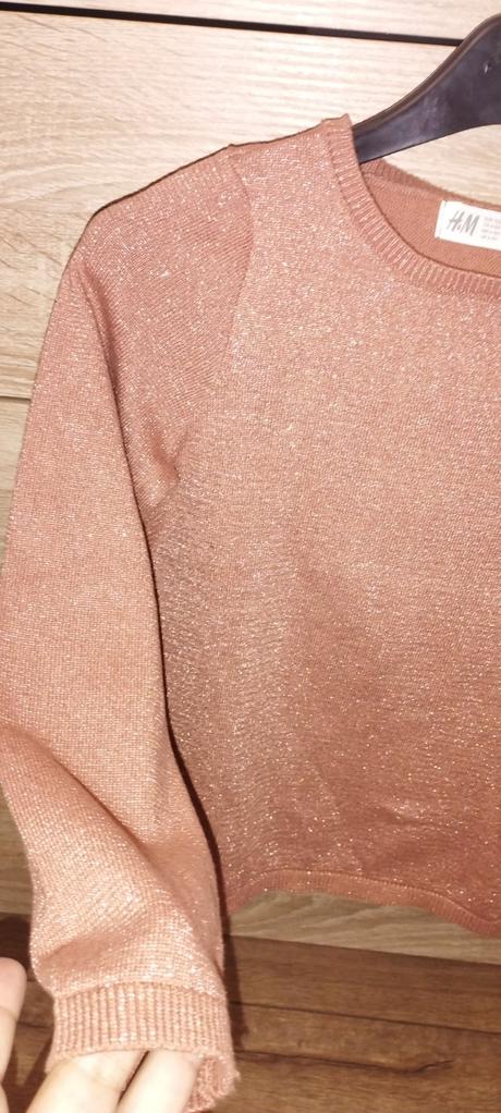 Trblietavý pulóver h&m 122/128, h&m,122