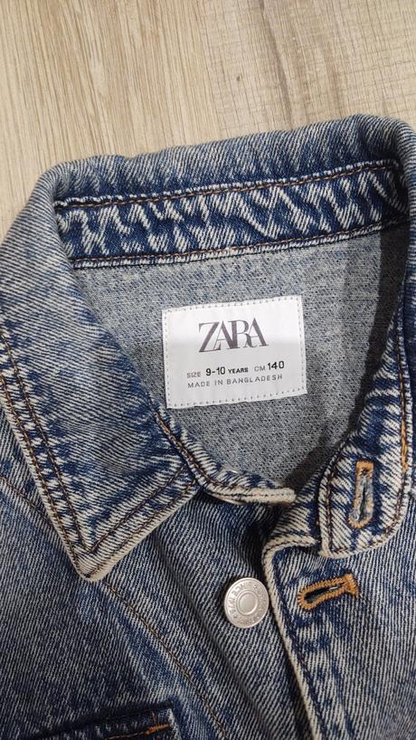 Riflová bunda, zara,140
