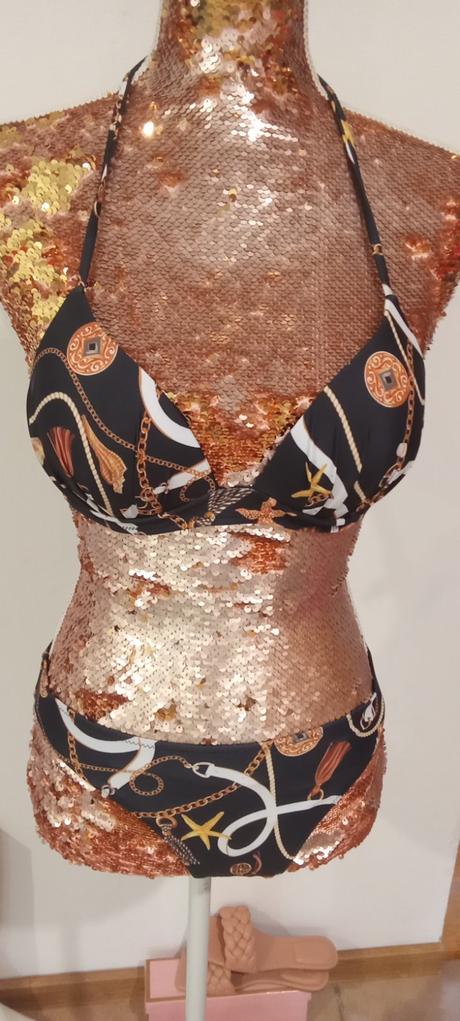 Krasny set plavky a kardigan, s