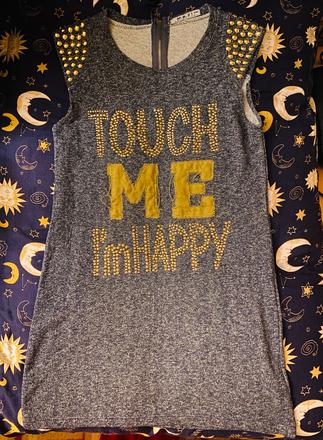 Minišaty s/m- predĺžené tielko, s