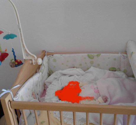 Drevená postieľka, šírka (cm): 60,dĺžka (cm): 120