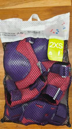 Súprava detských chráničov na korčule, kolobežku, xs